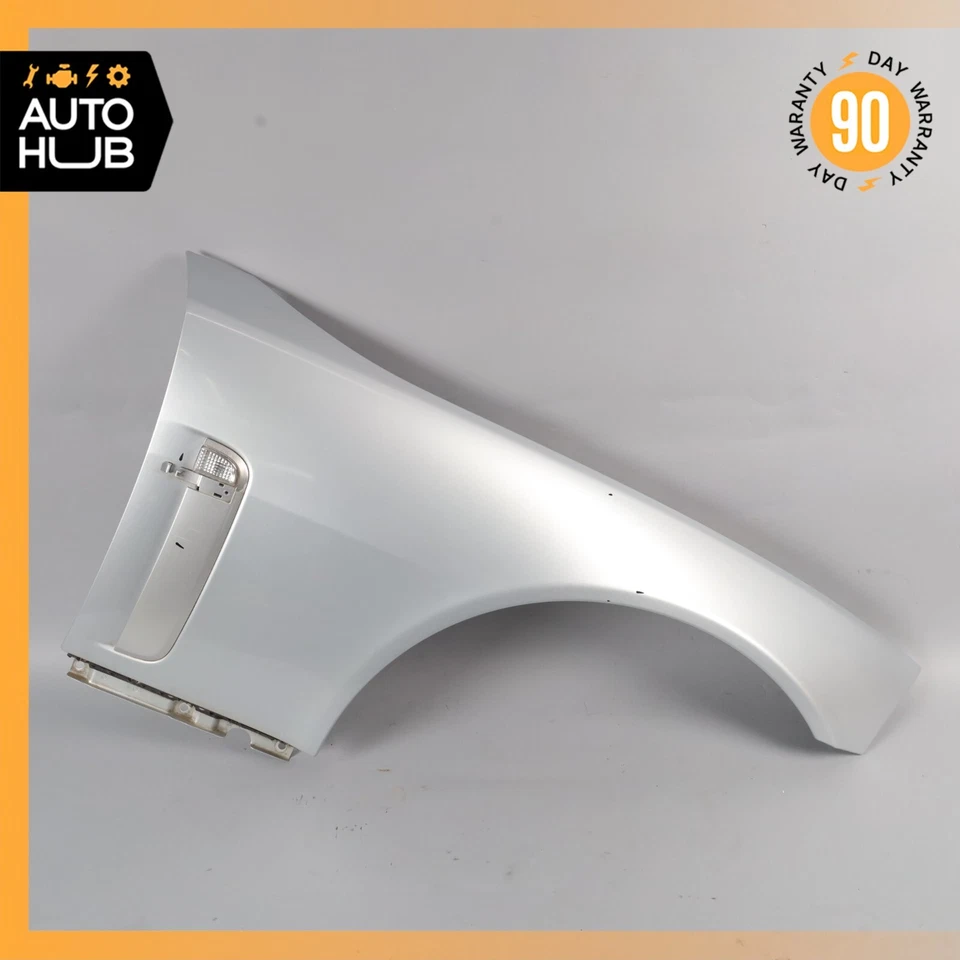 07-11 Jaguar X150 XKR XK guardabarros delantero derecho ala plata líquida OEM Foto 1 de 4