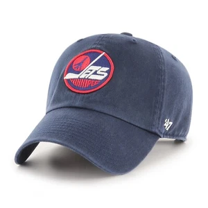 47 Brand Vintage Winnipeg Jets Clean Up Hat! NHL Dad Style Cap Retro WPG Hockey - Picture 1 of 2