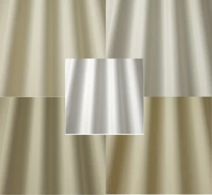 Revestimiento de calidad premium en 5 colores sin pliegue poli satén Reino Unido pieza continua  - Imagen 1 de 10