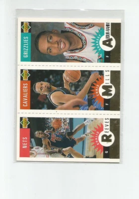 1996-97 Collector's Choice Mini-Cards Gold #M175 S Abdur-Rahim/C Mills/K Reeves - Image 1 of 2