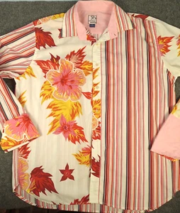 NU REALMS RAW BLUE Herren 2XL Hemd Langarm Knopfleiste Mehrfarbig XXL J51 - Bild 1 von 13