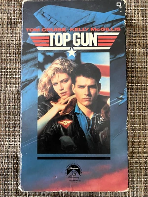 Top Gun VHS 1987 Tom Cruise Kelly McGillis Val Kilmer Anthony Edwards **TESTED** - Image 1 of 4
