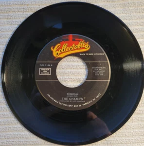 Collectables Champs  "Tequila" / Patsy Cline "Walking After Midnight" 45 RPM - Picture 1 of 2