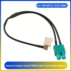 Per VW RNS510 310 315 to RCD330 adattatore antenna doppia conversione Fakra - Foto 1 di 2