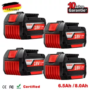 Batería Original 4X 8,0Ah para Bosch 18V Professional GBA GSR GSB BAT618 BAT609 622 - Imagen 1 de 26