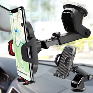 Universal Cell Phone Holder For Car Mount Dashboard Windshield Air Vent Stand - Picture 1 of 12