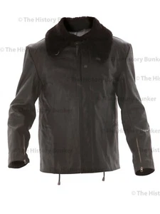 WW2 German Jet Pilot leather jacket black - Made to your sizes - Picture 1 of 3