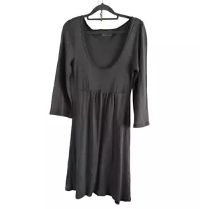 Michael Stars Gray Metallic Dress Womens One Size Fits Most A-Line Long Sleeve - Picture 1 of 6
