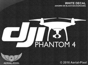 Nuovo DJI Phantom 4 finestra/custodia decalcomania adesivo quadricottero UAV drone - Foto 1 di 11