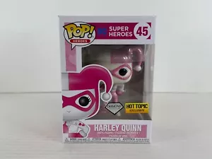Funko POP Vinyl - Heroes - DC Super Heroes - Harley Quinn - #45 Diamond HT Pink - Picture 1 of 6