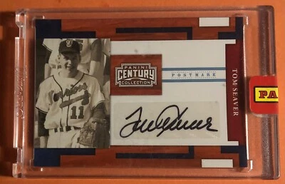 TOM SEAVER #87 2010 PANINI CENTURY COLLECTION PLATINUM SIGNATURES AUTO 1/1 - Image 1 of 2