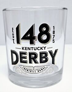 Kentucky Derby 148 Churchill Downs Bourbon/Whiskey Old Fashion/Rocks 3.5" Glass 