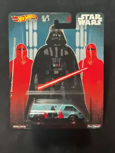 Hot Wheels HW Premium Star Wars Dream Van XGW Darth Metal/Metal Real Riders NEW - Picture 1 of 4