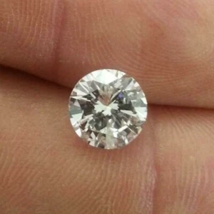 11-12 Karat Lose Weiß Künstlicher Diamant Tolle Glanz & Farbe F Zertifiziert - Bild 1 von 2