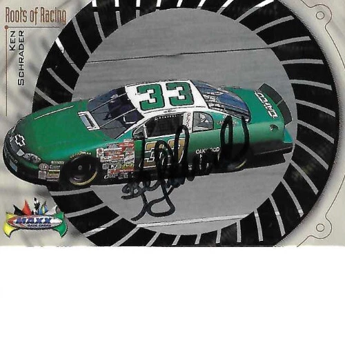 KEN SCHRADER SIGNED 1999 MAXX RACING #27 - NASCAR - Image 1 of 1