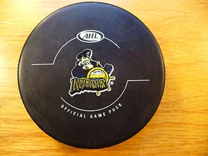 AHL Peoria Rivermen '12-13 Finale Gioco Ufficiale Hockey Puck Check My Other Pucks - Foto 1 di 2