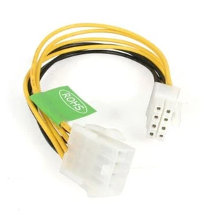 StarTech EPS8EXT 8in EPS 8 Pin Power Extension Cable 8 EPS 8 PIN Extender - Picture 1 of 1
