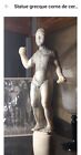 Statue Greco-Romaine d'un Lutteur en Corne de Cervidé - Pièce de Collection Uniq