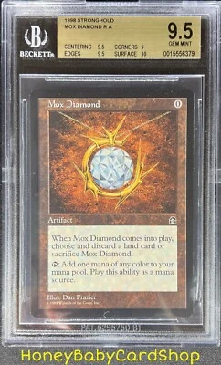 MTG Stronghold 1998 Mox Diamond BGS 9.5 GEM MINT Silver Age Iconic Staple - Image 1 of 4