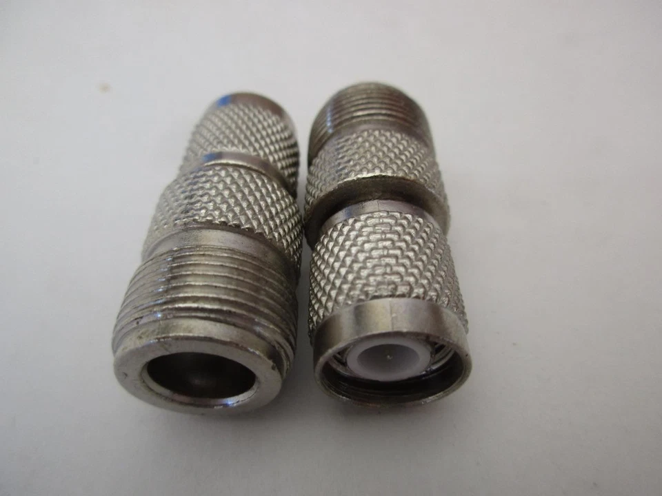 2 Pcs TNC male to N Female RF Coaxial Antenna Commercial Adapter Philmore 885 - Image 1 of 1