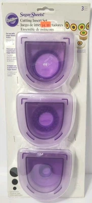 Wilton - Sugar Sheets Cutting Insert Set of 3  Choice/Design Layered Circles - Image 1 of 4
