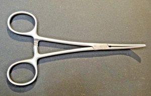 Aesculap Rochester Pean Pinzette REF BH443R gebogen 160 mm 6-1/2 Zoll Wellenschliff Edelstahl - Bild 1 von 5