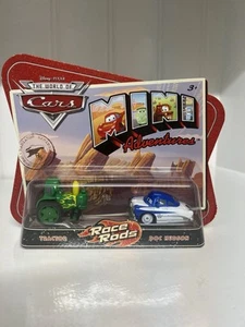 DISNEY PIXAR CARS MINI ADVENTURES TRACTOR DOC HUDSON NEW - Picture 1 of 4