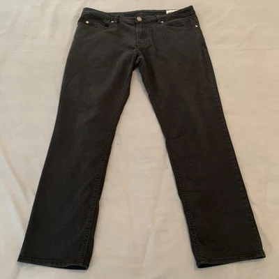 Buffalo David Bitton Jeans Mens 36x30 Black Archer Slim Stretch Denim 5-Pocket - Image 1 of 4