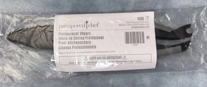 New Pampered Chef 1088 Professional Shears with Cover Black/Gray - Picture 1 of 3