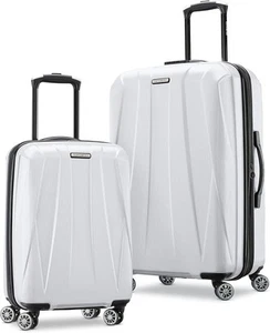 Samsonite Centric 2 Hardside Luggage Spinners Snow White 2PC SET Carry-on/Medium - Picture 1 of 1