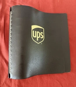 Vintage Jeepesen Airway manuelle Mappe Leder ausgestellt von UPS Airline Pilot Crew - Bild 1 von 8