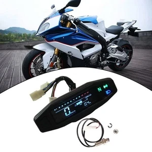 Digital Motorcycle Gauge Bright Sunlight Odometer Accurate Electrical Signals - Photo 1/12