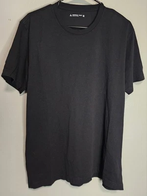 American Giant Mens Short Sleeve Tee Size Medium Black Cotton Knit Casual - Image 1 of 4