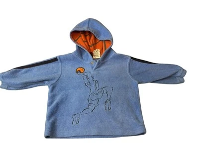 Sudadera polar de baloncesto azul 18M vintage Athletic Works bordada Foto 1 de 4