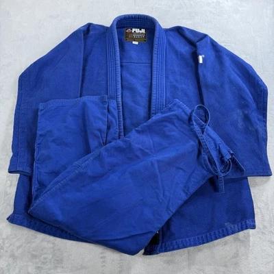 Fuji BJJ Gi A3 Azul Brasileño Jiu Jitsu Kimono Uniforme Chaqueta Pantalones Conjunto Adulto Foto 1 de 4