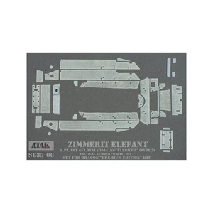 Zubehör Maquetteelefant S.Pz.Abt.653 Italien 1944 Kg "Ulbricht" (Typ 2) Zimm - Bild 1 von 3