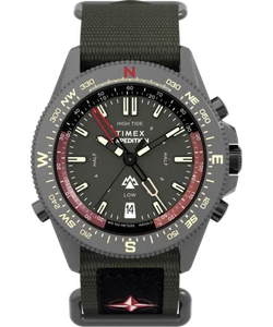 Timex Green Mens Analogue Watch Expedition North Tide/temp/compass TW2W91100 - Picture 1 of 8