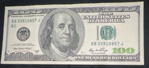 See Photos. 2006 “Big Face" $100 One Hundred Dollar Bill US Federal Reserve Note - Picture 1 of 6