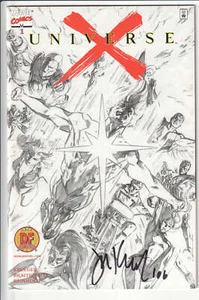 Universo X #1 2000 firmado por Jim Krueger casi nuevo - exclusivo de fuerzas dinámicas - Imagen 1 de 2