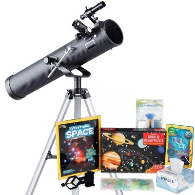 Kids Telescope Star Seeker Series with 35X-350X 76mm Reflector Telescope Kit 4 - Image 1 of 4
