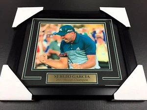 SERGIO GARCIA 2017 AUGUSTA MASTERS CHAMPION 8X10 PHOTO #1 FRAMED GOLF - Picture 1 of 2