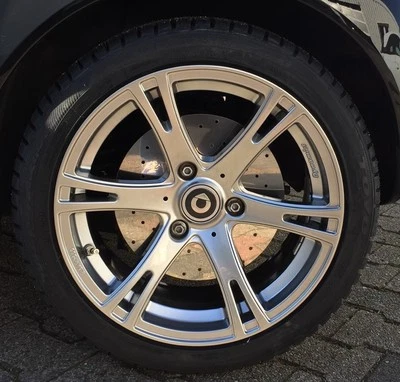 Trampas de disco de freno Smart Fortwo 450 451 & Roadster 452 acero inoxidable pulido  - Imagen 1 de 4