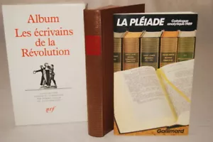 LA PLEIADE ALBUM LES ECRIVAINS DE LA REVOLUTION 1989 CATALOGUE ANALYTIQUE RELIUR - Picture 1 of 4