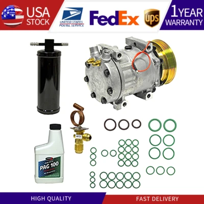 For A/C Compressor, Drier, Rapid Seal,Tube & Oil Kit Ford Bronco II Ford Mustang - Image 1 of 4
