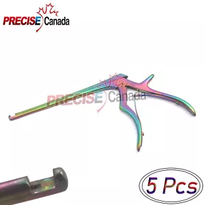 5 PZ KERRISON RONGEUR CERVICALE 2MM SU MORSO 90 GRADI ANGOLO COLORE ARCOBALENO - Foto 1 di 2
