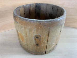 GON BOPS 60s 70s 80s Vtg Bongo Hand Drum Stave Shell 9-inch USA Made Project Raw - Picture 1 of 11