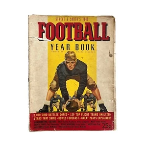 Street & Smith's 1940 Football Yearbook First Edition College Rare Vintage Poor - Picture 1 of 5
