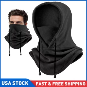 Winter Fleece Thermal Windproof Mask Balaclava Ski Full Face Mask for Men Women - Picture 1 of 10