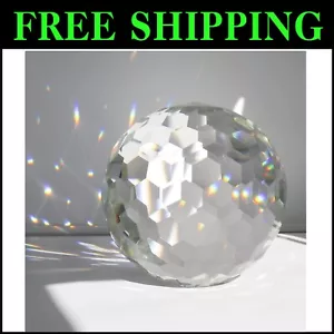 K9 Crystal Rainbow Maker Pendant - 150mm Faceted Suncatcher for Home Decor - Picture 1 of 9