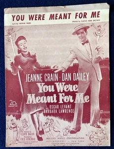 Partituras de colección 1929 'You Were Meant for Me' Oscar Levant & Barbara Lawrence - Imagen 1 de 3
